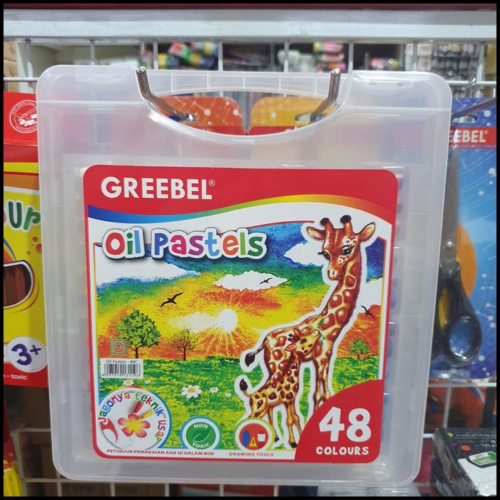 

Crayon Greebel Oil Pastels 48 Warna