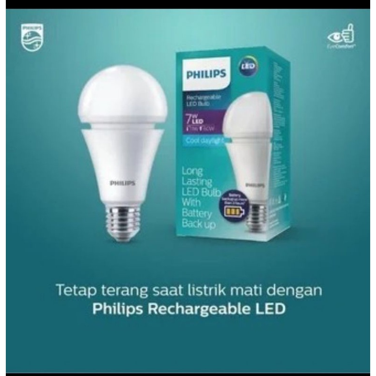 lampu philips 7w emergency led bulb lamp darurat philips 7w bohlam led pijar led philips 7w