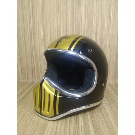 Helm Cakil Retro custom warna