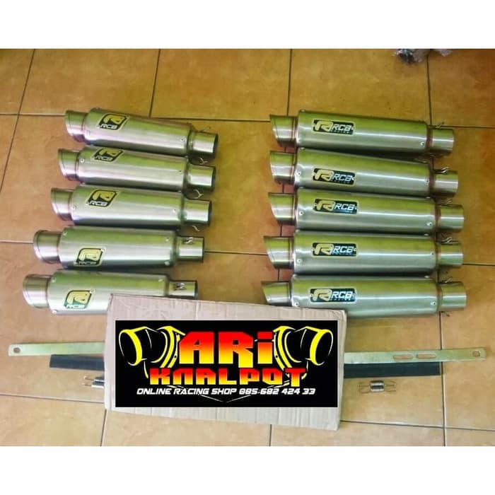 KNALPOT RCB road race RACING SILENCER RCB saja