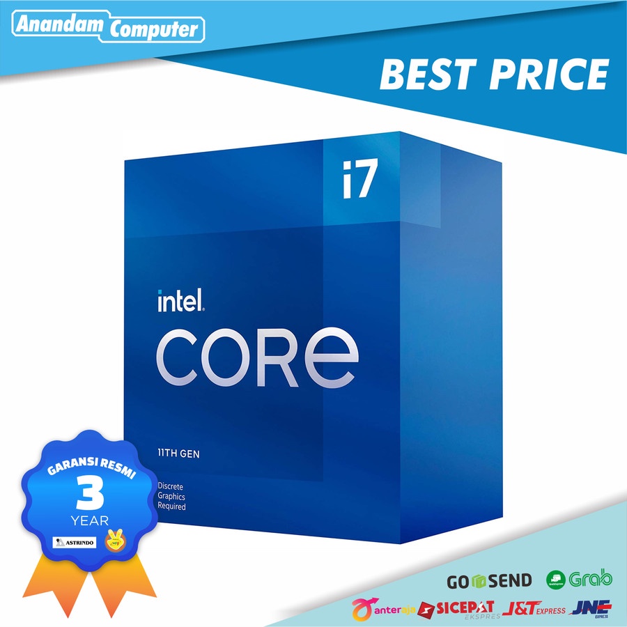 Intel Core i7 11700F - 8 Cores 16 Thread up to 4.9GHz Box