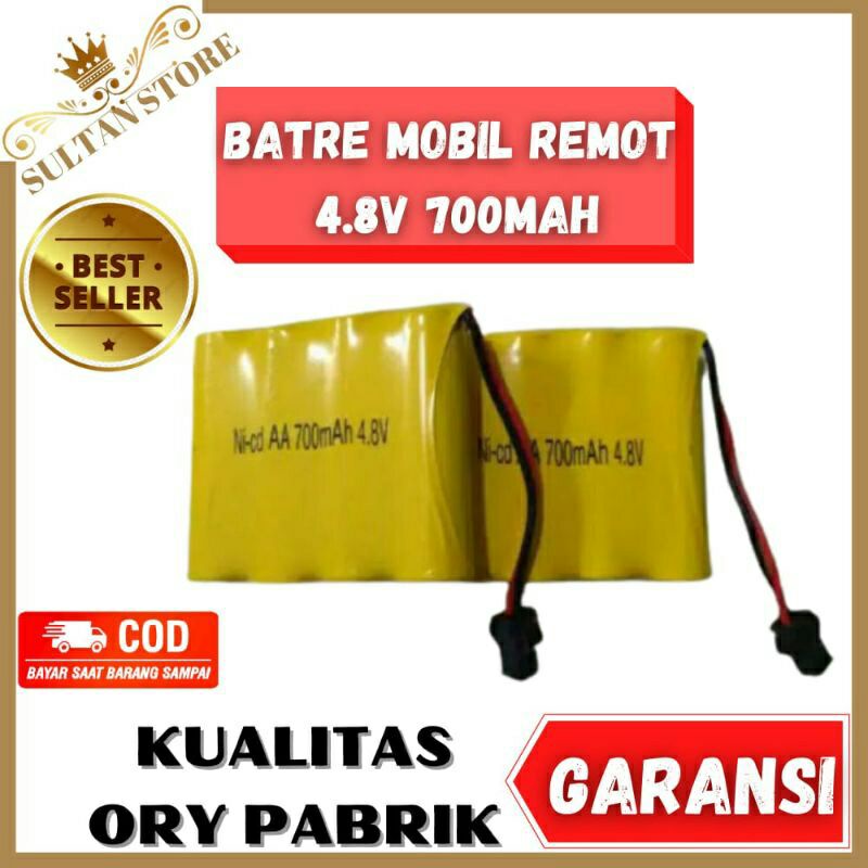 ( BISA COD ) Grosir Batre baterai cas RC 4.8v mobil remot control