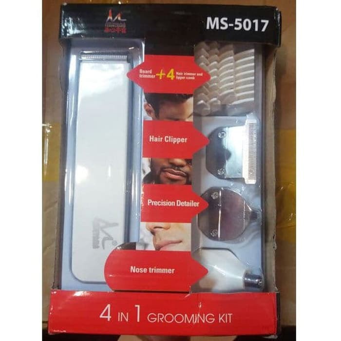 Mitsuyama MS-5017 Clipper 4 in 1 Multifungsi Alat Cukur Rambut Elektrik