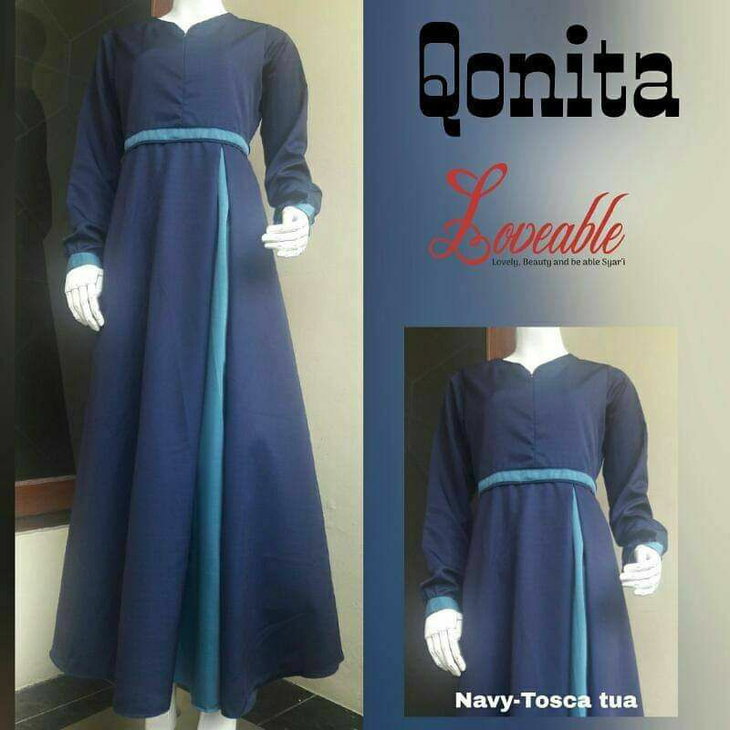 Gamis Terbaru Gamis Polos Gamis Syar'i Gamis Premium Gamis Dewasa Gamis Gamis Baloteli Qonita By Lov