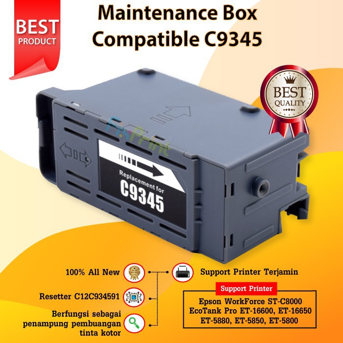 Maintenance Box Epson C9345 Printer L6550 L6580 L15150 L15160 M15140