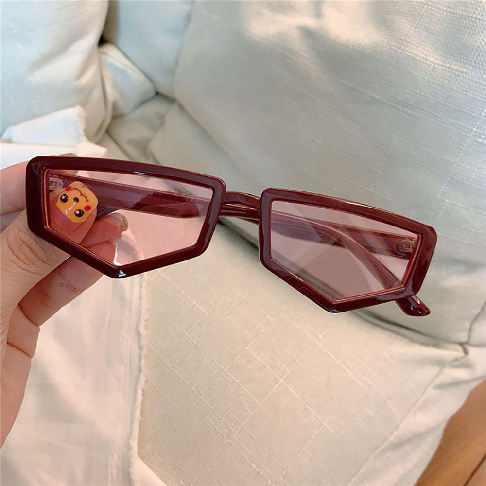 Agustina Polygon Sunglasses Kacamata Anti Radiasi UV Protection Glasses Frame Kecil Pria Wanita Kacamata Anti Radiasi Untuk Wanita Sale Eyewear Women Glasses