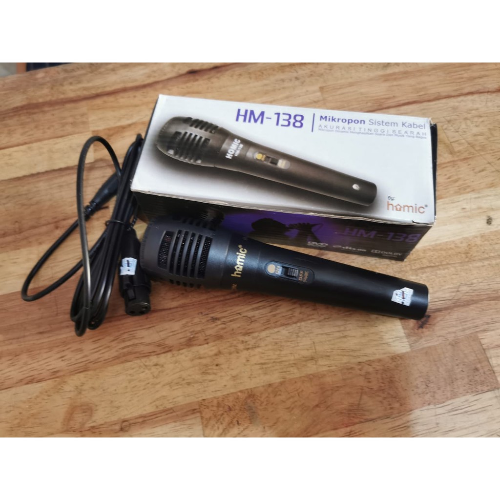 medan elektronik microphone mic murah homic 138