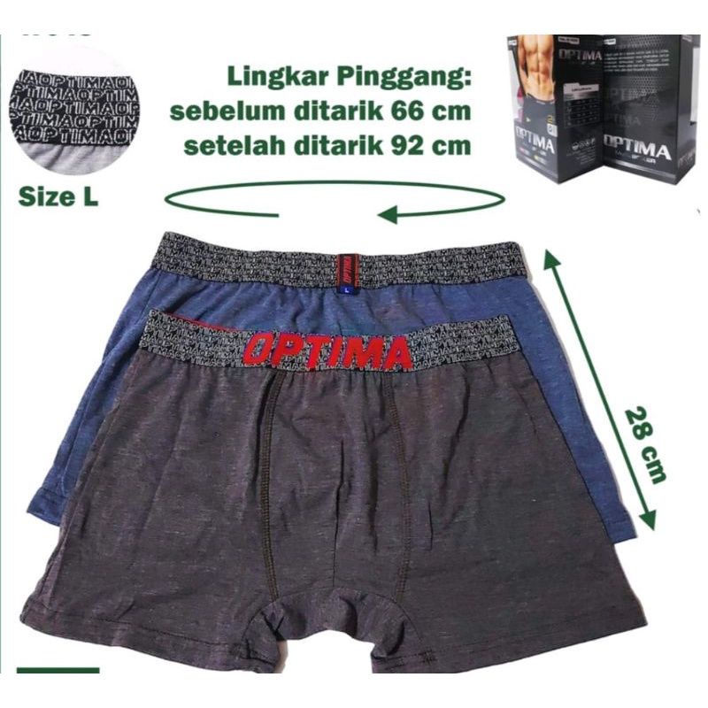 Celana Dalam Pria Boxer Optima