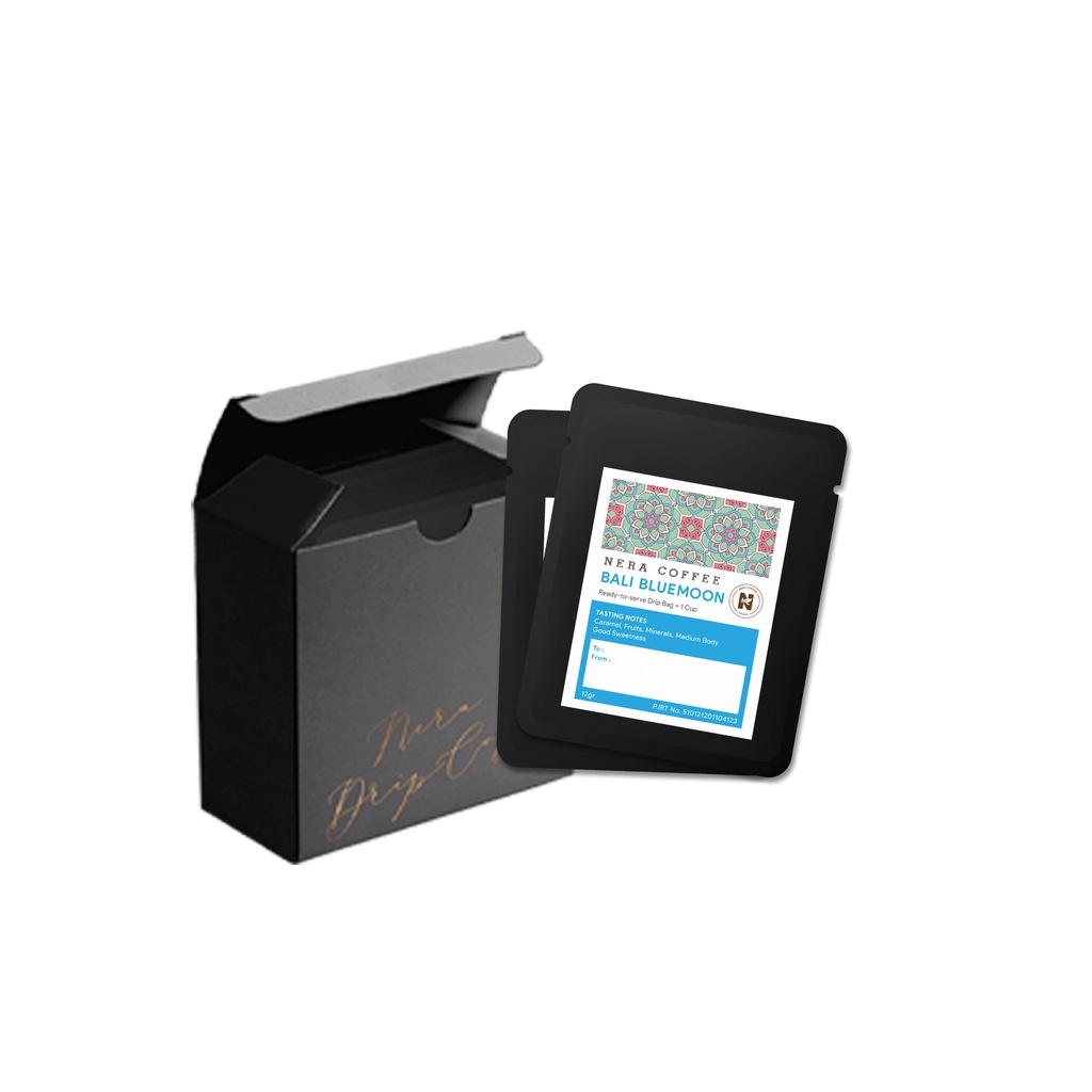 

Nera Coffee Bali Bluemoon Arabica Organic Drip 6pcs/set