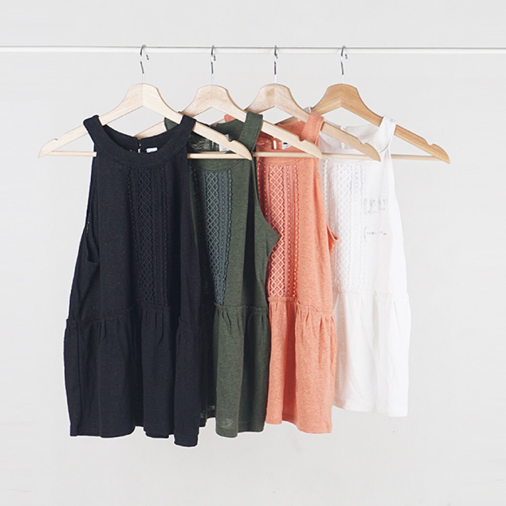 OLD NAVY PEPLUM BOHO TANK - HALTER NECK - TANKTOP WANITA ORI-1