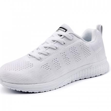 Promo's sale✩h RA008-Sepatu Sneakers Olahraga Running Fashion Wanita Korea Import Warna Merah Hitam