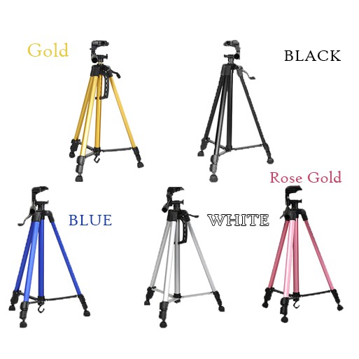 TRIPOD CAMERA 3366 YUNTENG ORIGINAL TRIPOD + HOLDER CAMERA DV SLR PORTABLE LIVE FULL LIGHT BRACKET /  Free Holder U