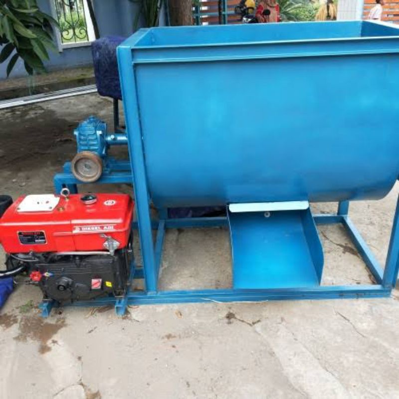 Mesin Pencampur Pakan Ternak 200kg Lumpang RYT-762 Mixer Campur Jamur Baglong 200 Kg RYT 762