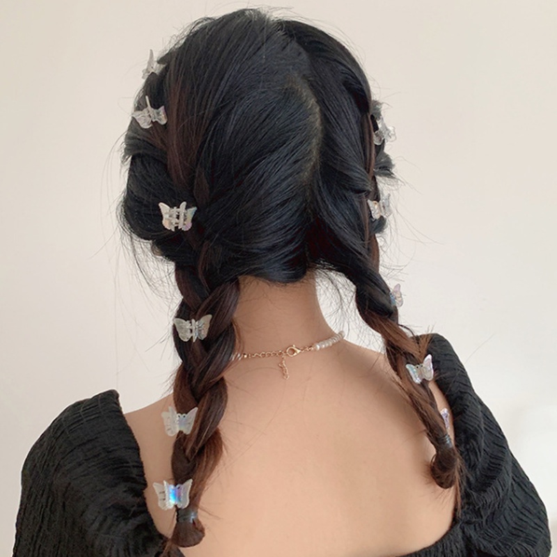 We Flower Jepit Rambut Bentuk Kupu-Kupu Mini Gaya Korea Untuk Anak Perempuan
