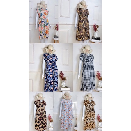 Daster Kimono Pendek Daster Rayon Busui