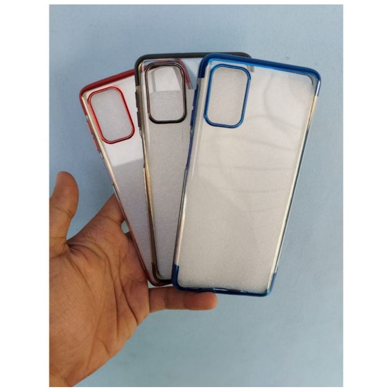 Case Samsung M31s Premium Softcase Luxury TPU Plating Samsung M31s New Casing sarung Back Transparan