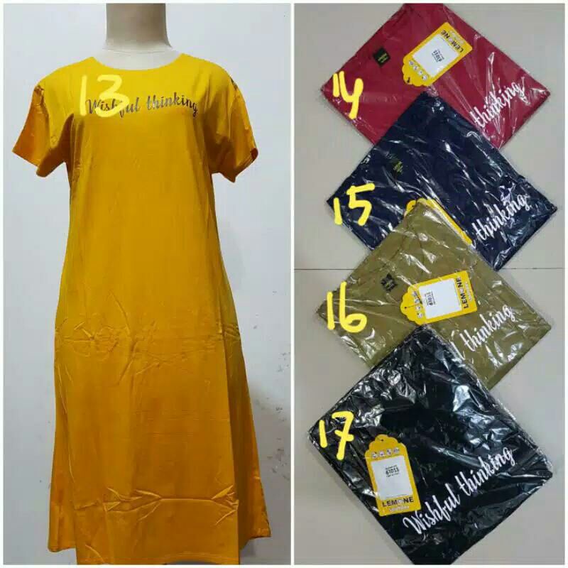 daster polos merk lemone /daster jumbo merk lemone uk XXL LD 110-140