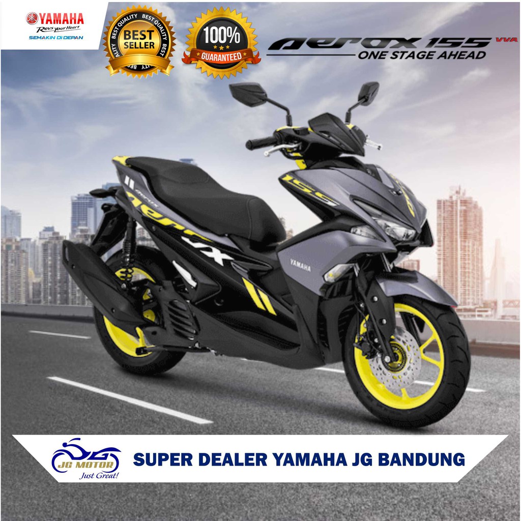 Yamaha Aerox 155 Vva 2019 Red Jawa Barat Shopee Indonesia