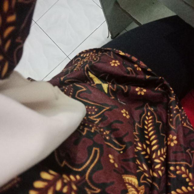 Blus=temukan Geser =》》atasan Batik Wanita Motif Seragam Batik Diamputri Lengan Lonceng