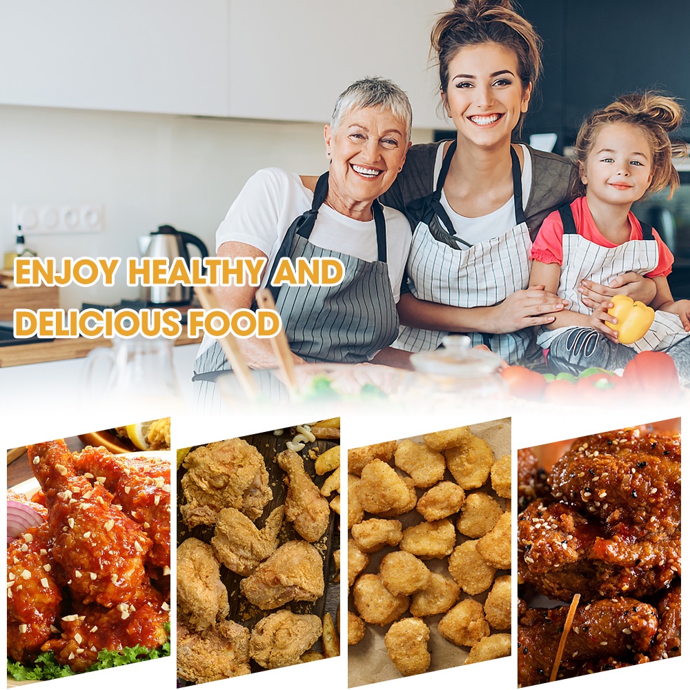 Alas Air Fryer Bahan Silikon Tahan Panas Anti Lengket Multifungsi