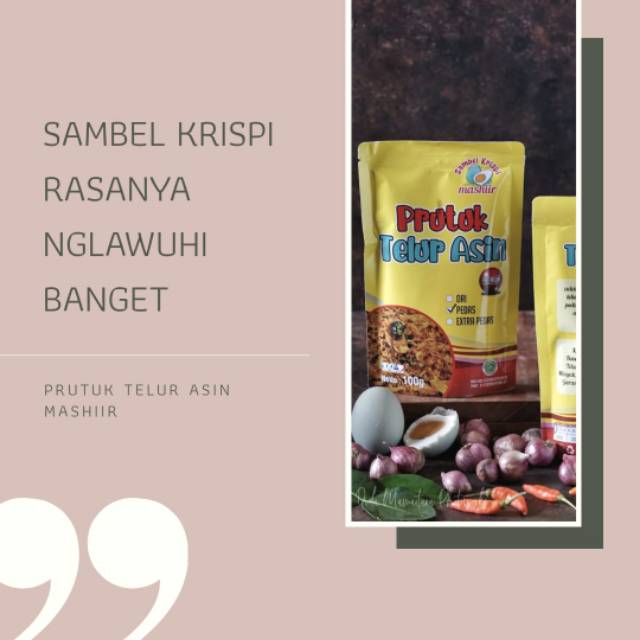

PRUTUK TELUR ASIN