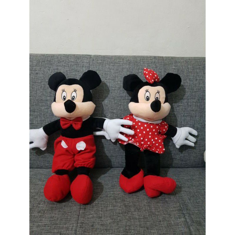 0Boneka Mickey mouse boneka Minnie mouse Disney size 40CM