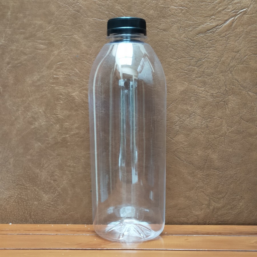 Botol bening 1 liter / botol plastik ukuran 1000ml / botol ukuran 1000ml