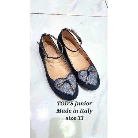 Sepatu anak perempuan TODS JUNIOR ORI ITALY preloved