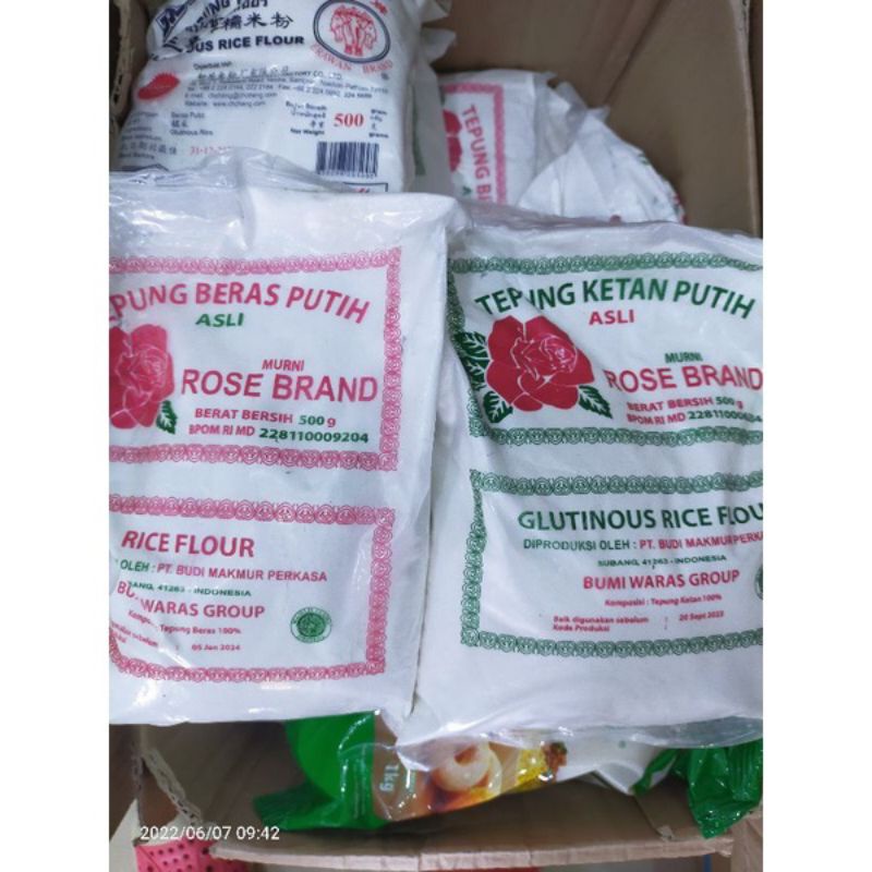 

TEPUNG BERAS & TEPUNG BERAS KETAN PUTIH 200gr & 500gr