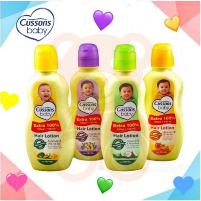 Cussons Baby Hair Lotion 100 + 100ml / Cusson Hair Lotion