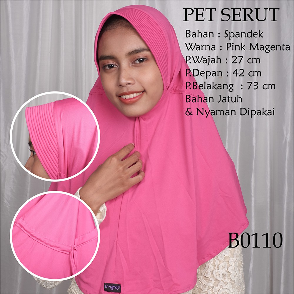 Hijab elnifa pet serut