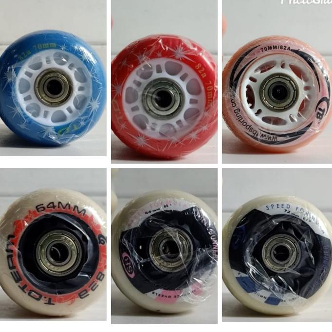 Ban/Roda Karet Sepatu Roda/inline skate+Bearing