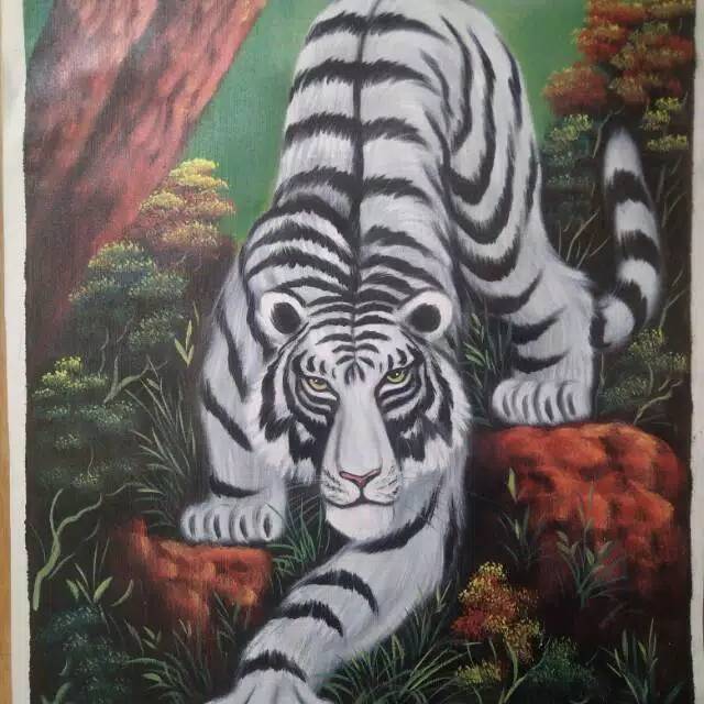 LUKISAN HARIMAU || LUKISAN KANVAS || LUKISAN || LUKISAN CAT MINYAK