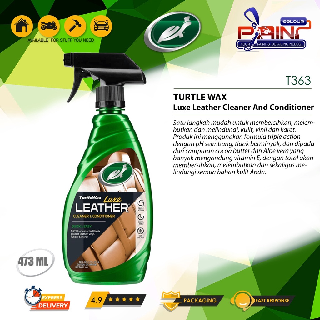 Turtle Wax LUXE LEATHER CLEANER &amp; CONDITIONER 473 mL