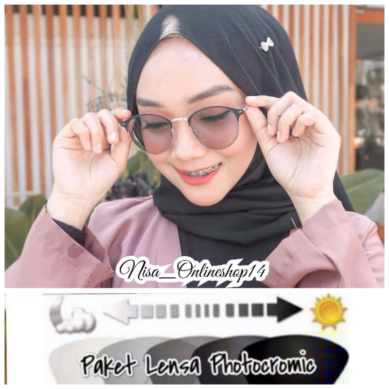 kacamata photocromic wanita | Lensa Photocromic | frame kacamata 1920 photocromic