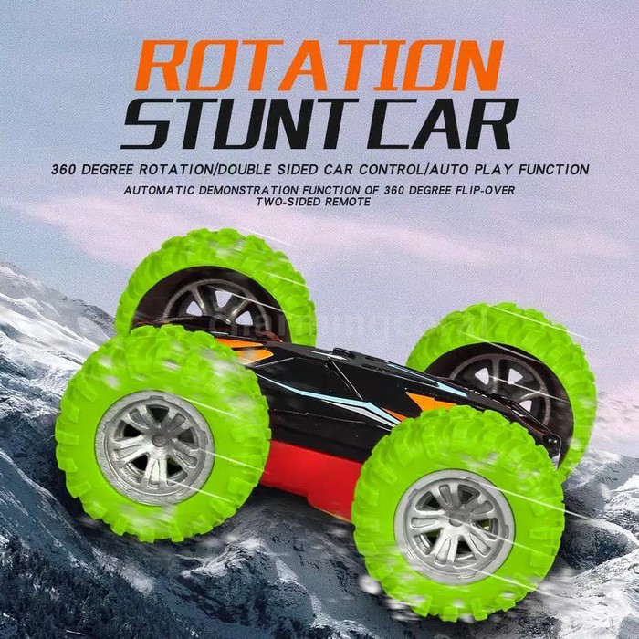 flip over stunt car