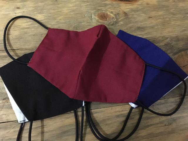 Masker Kain 3 Ply Dengan Kantong Filter Tissue