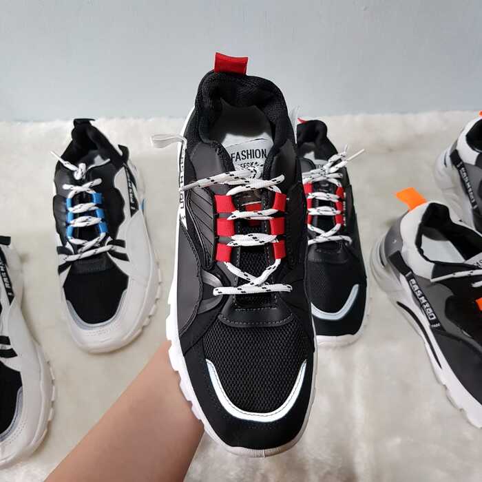 Sepatu Pria Sneakers Import - 117586 - Sepatu Olahraga Casual Sporty Termurah Trendy Style Fashion Shoes