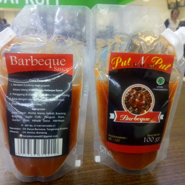 

Put N Put Sauce Kemasan Pouch 100Gr