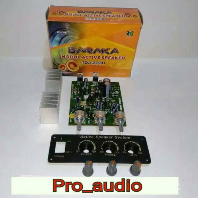 Kit Power Amplifier Speaker Aktif tda2030 stereo