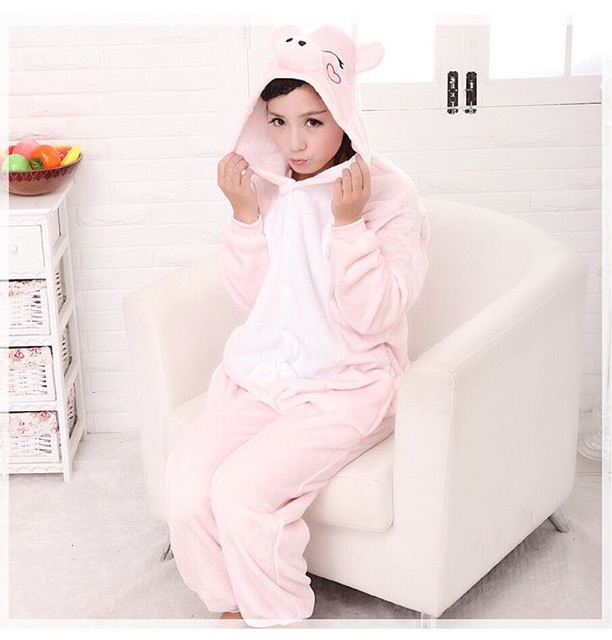 BAJU ONESIE PIG PIGGY BABI TSUM TSUM PIYAMA KOSTUM PARTY COSPLAY