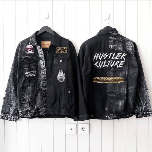 MEMPHISORIGINS - Denim Jacket Hustler Culture