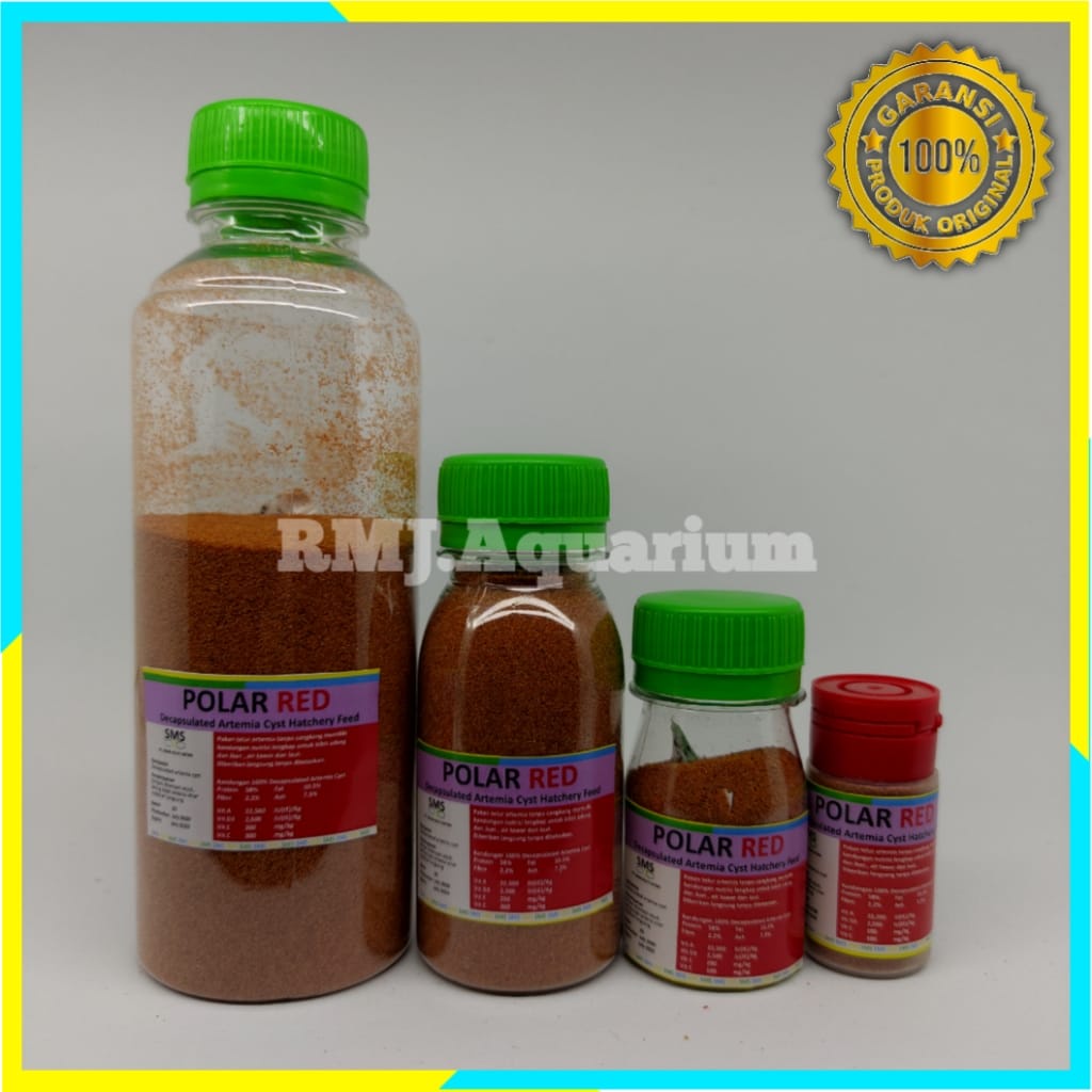 ARTEMIA POLAR RED ARTEMIA INSTANT TANPA CANGKANG PAKAN BURAYAK IKAN
