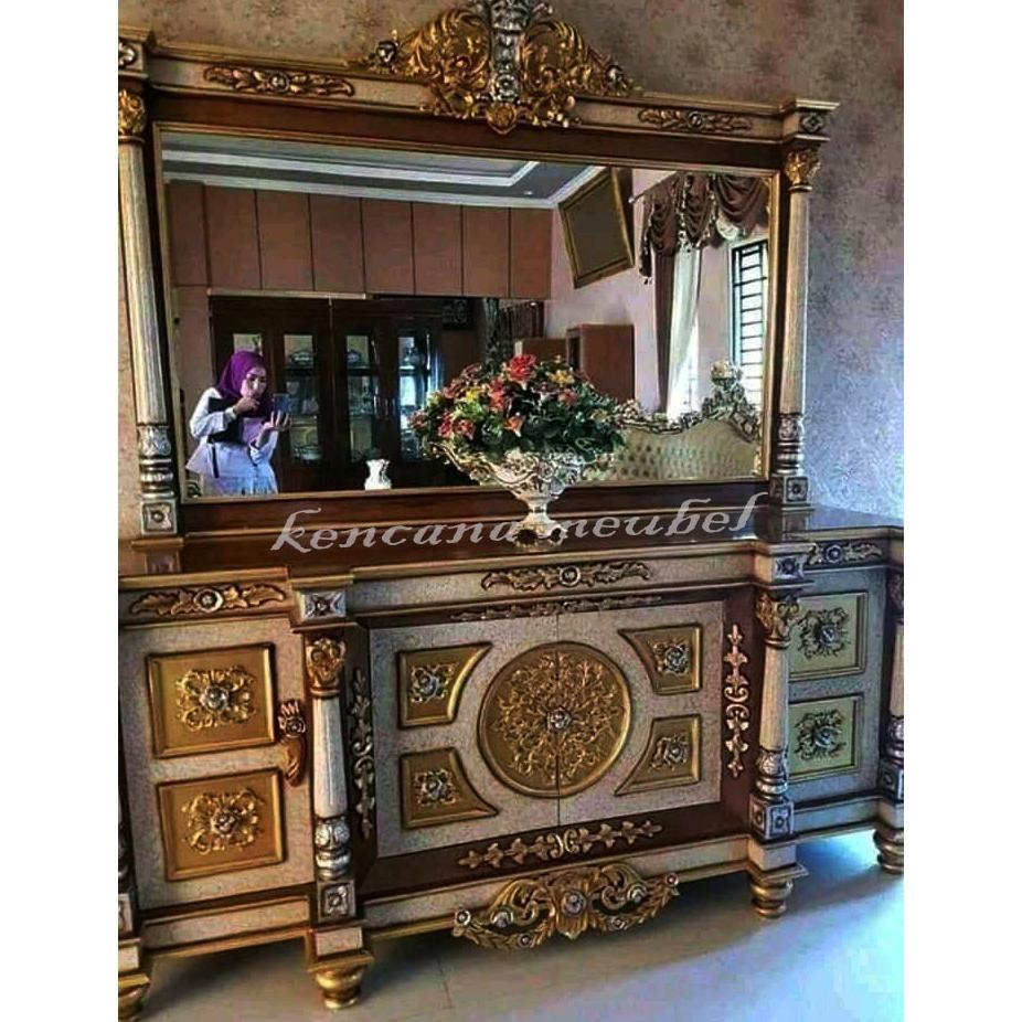 Meja Rias Minimalis/Tolet Kayujati Mewah