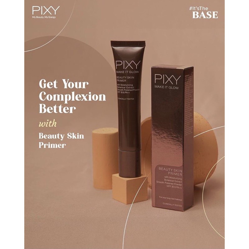 Jual ORIGINAL Pixy Beauty Skin Primer Make It Glow 25 ML / Pixy Make It