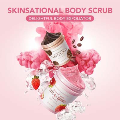 YOU Daily Skin Sational Body Scrub[ Mengandung Almond Oil yang dapat melembapkan kulit]