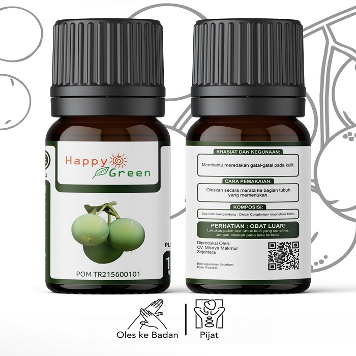 Happy Green Tamanu Oil (80 ml)