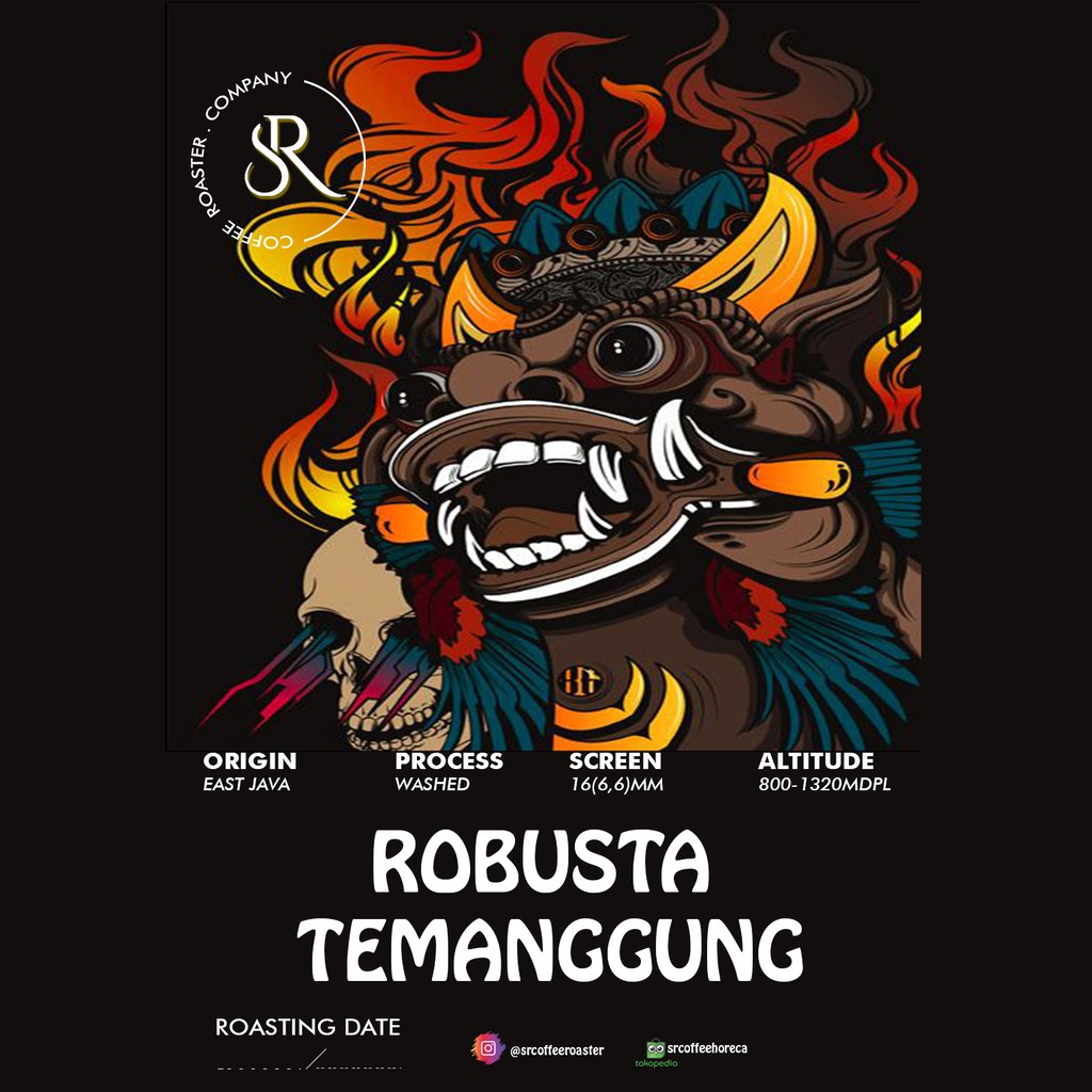 

Kopi Robusta Temanggung 1kg - Robusta Roasted Beans