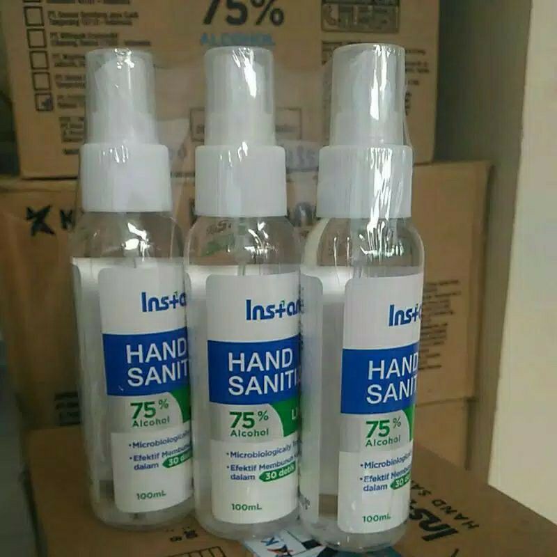 INSTANCE HAND SANITIZER SPRAY LIQUID 100 ML