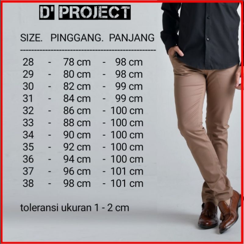 Celana Pria Panjang Chinos Premium Slimfit Casual